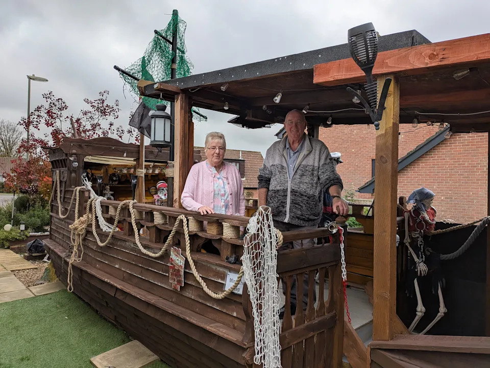 The council has told the couple to apply for retrospective planning permission. (SWNS)