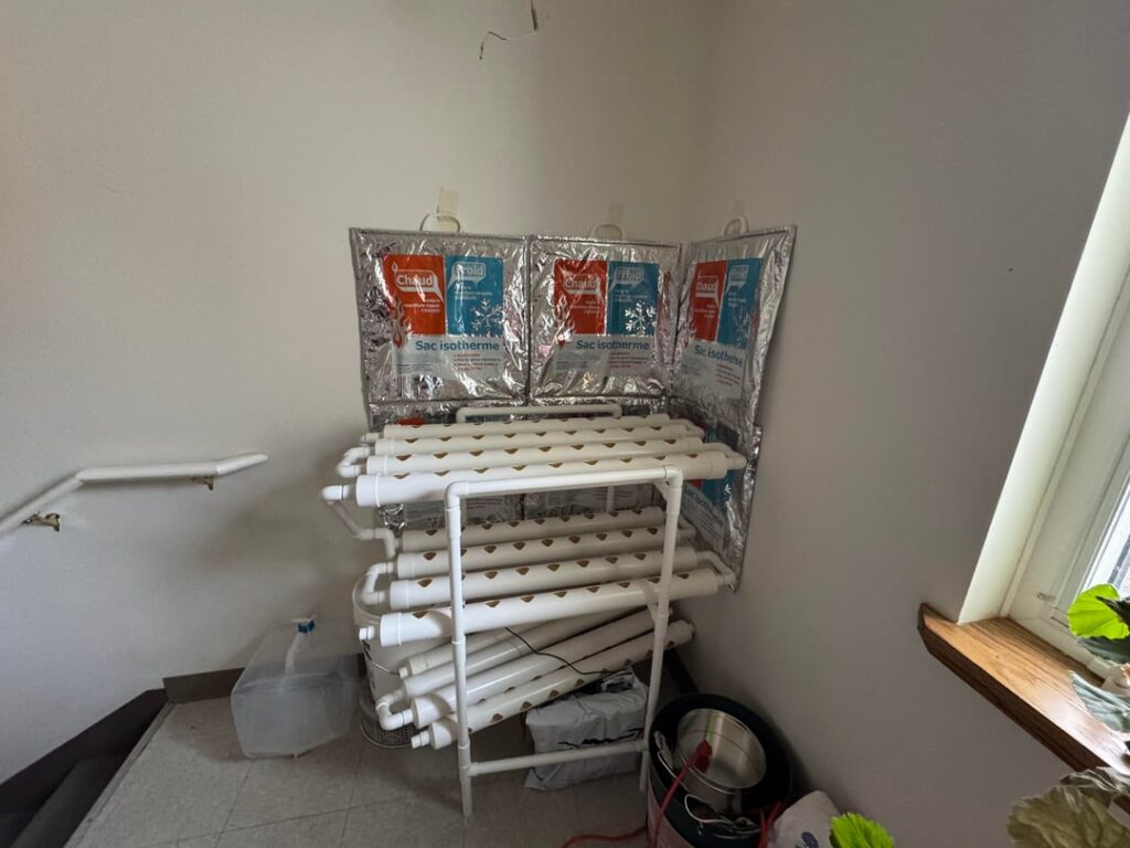 First set up. First set up.