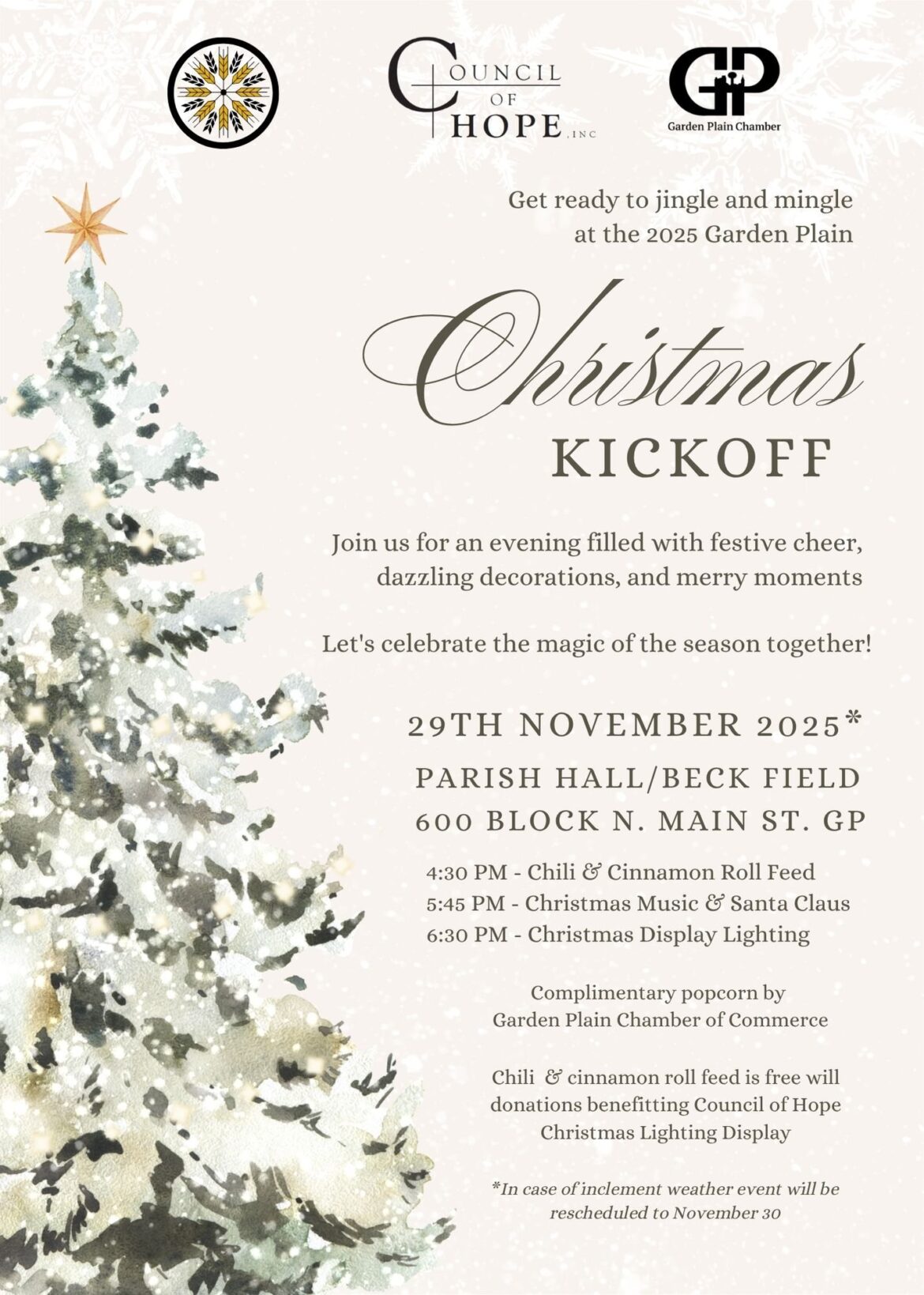 Garden Plain Christmas Kickoff - Wichita on the Cheap