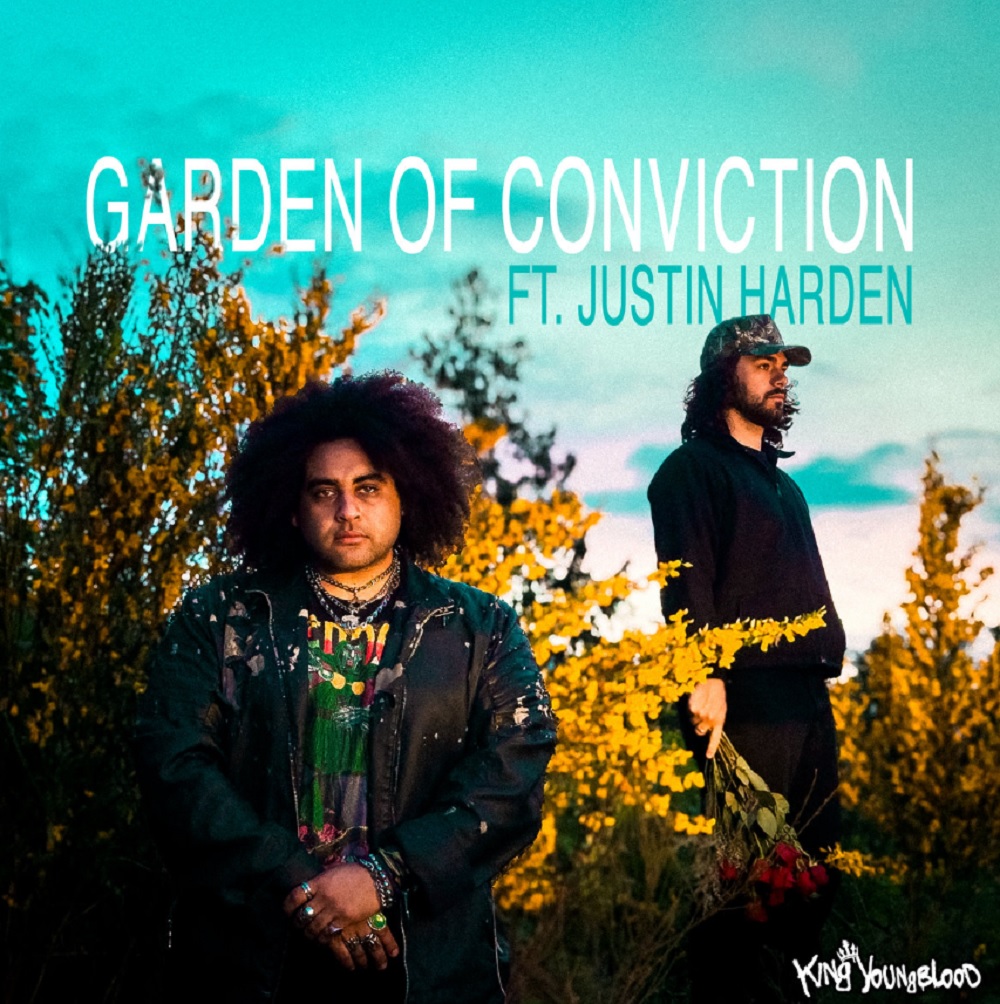 King Youngblood “Garden of Conviction” (ft. Justin Harden) single artwork