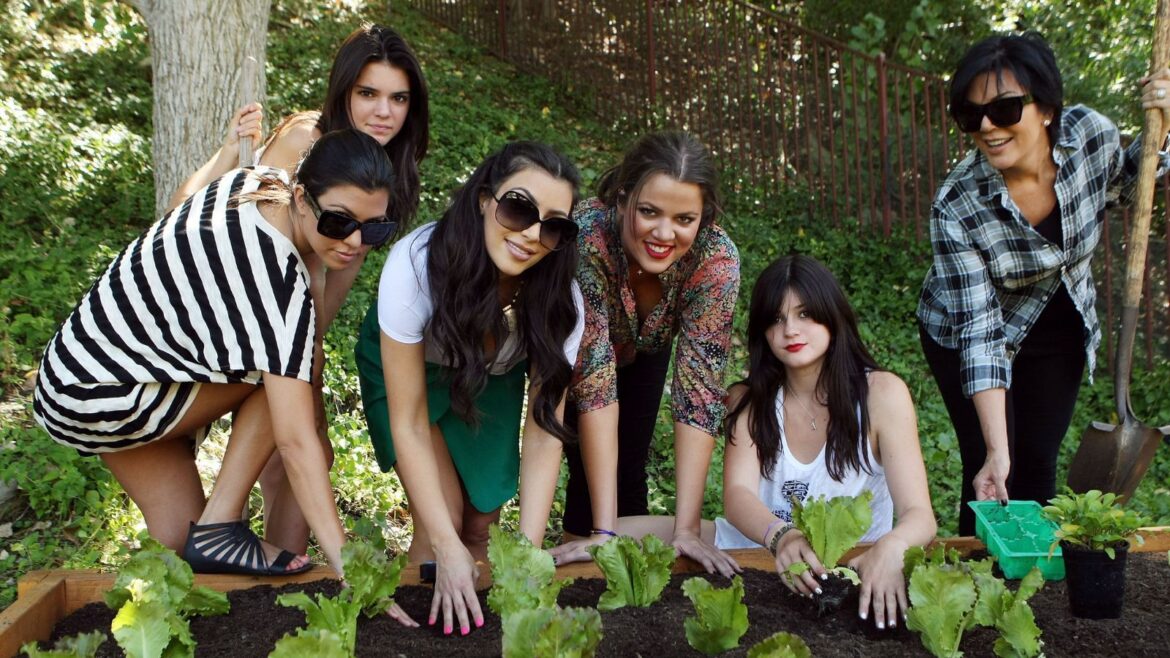 Did You Know The Kardashians Planted a Vegetable Garden? the kardashians vegetable gardening