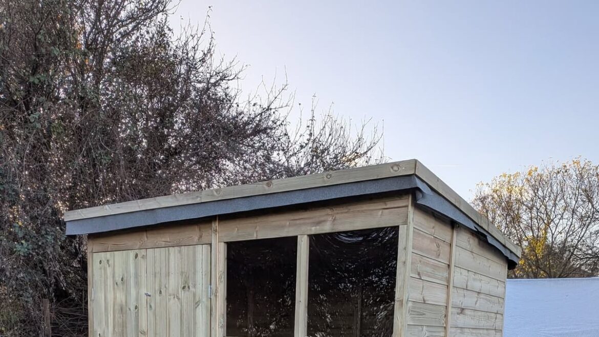 Exminster community garden celebrates with new sheds