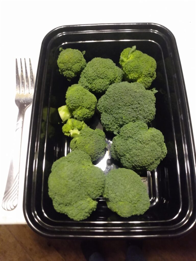 Picked broccoli on thanksgiving!