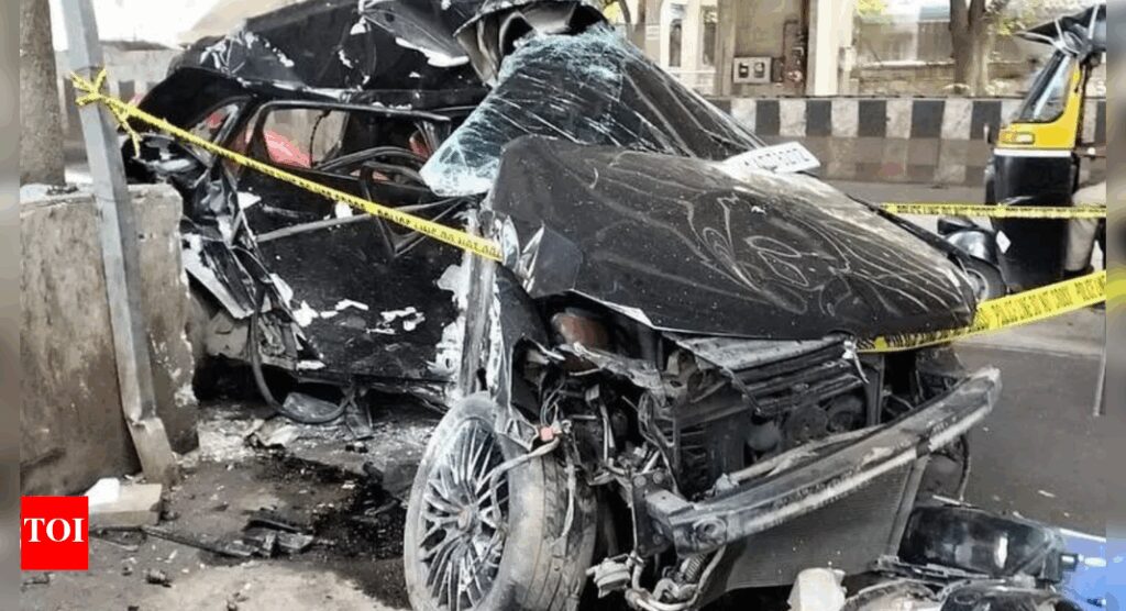 Pune car crash: 3 dead as handbrake manoeuvre goes wrong; car spun before impact; beer bottles found inside vehicle | Pune News