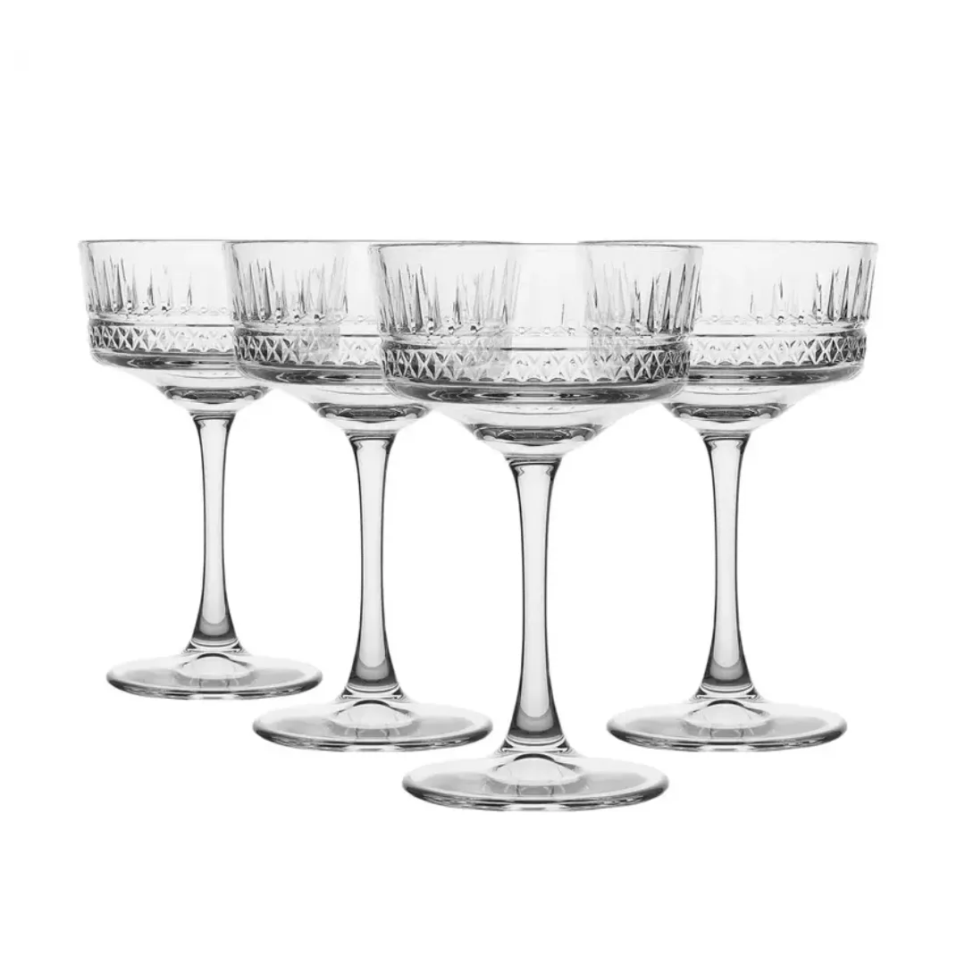 Champagne coupe glasses