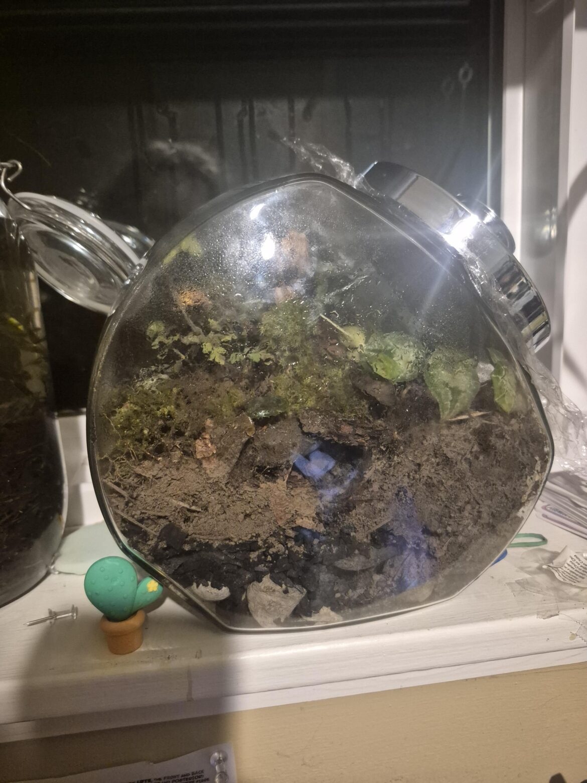 Tips on keeping in moisture in an unsealed jar?