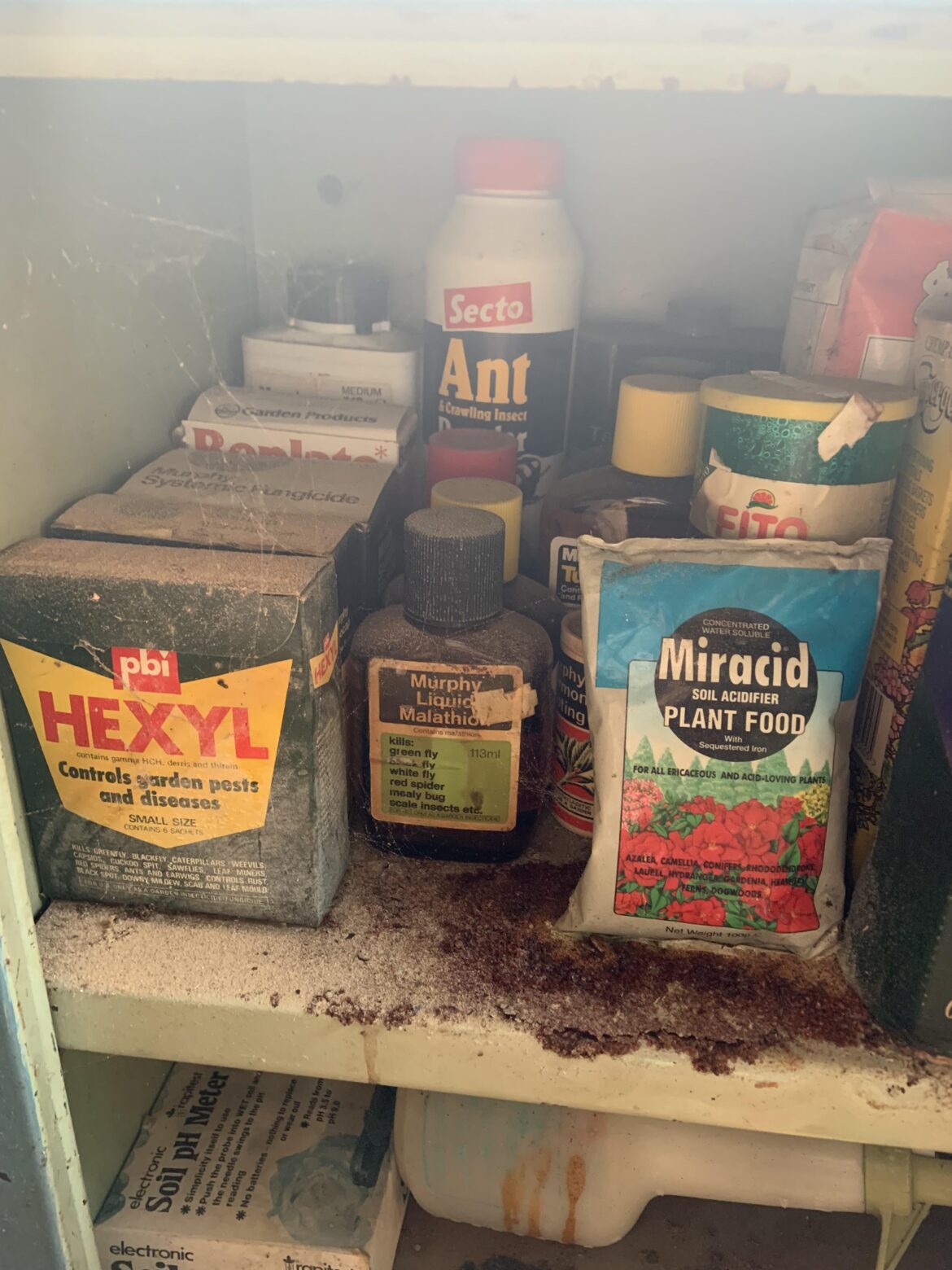 Disposing of old garden pesticides/fungicides