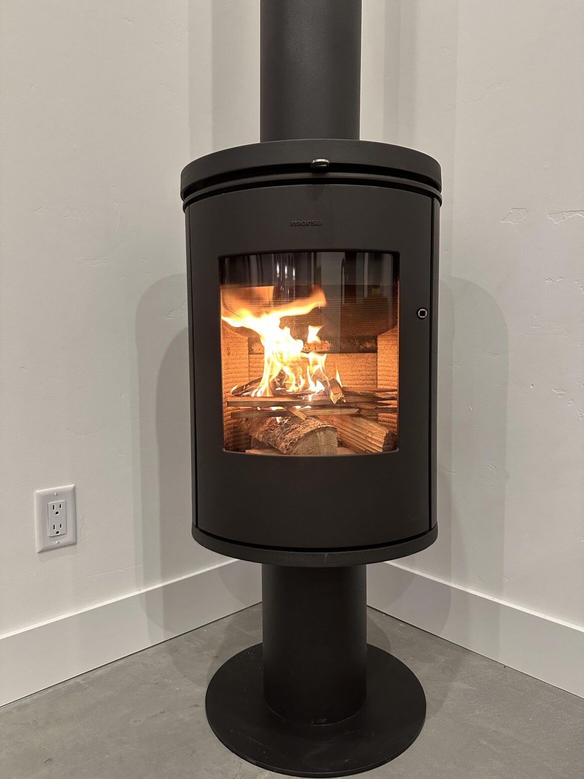 First fire in our new stove