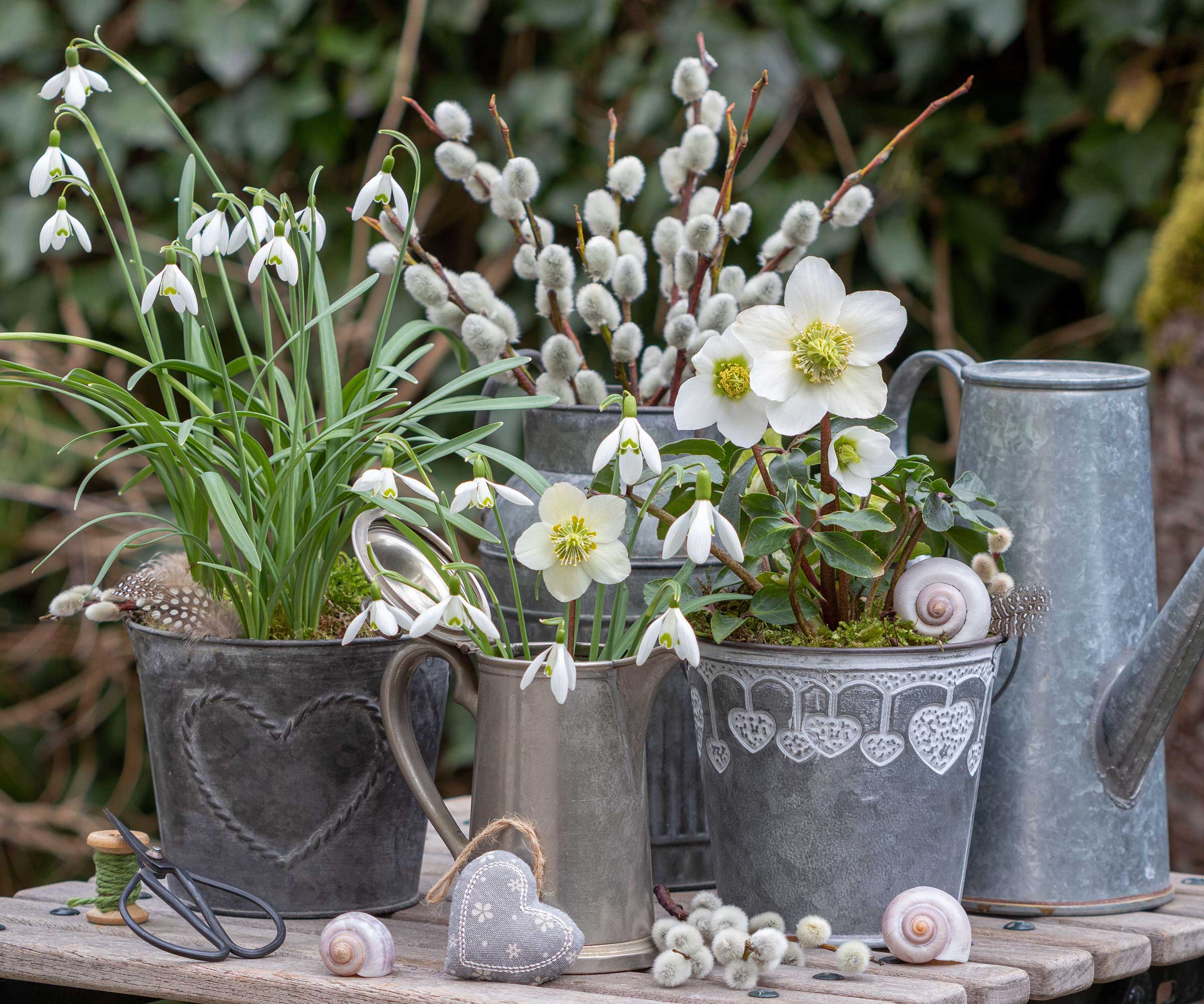 winter container display