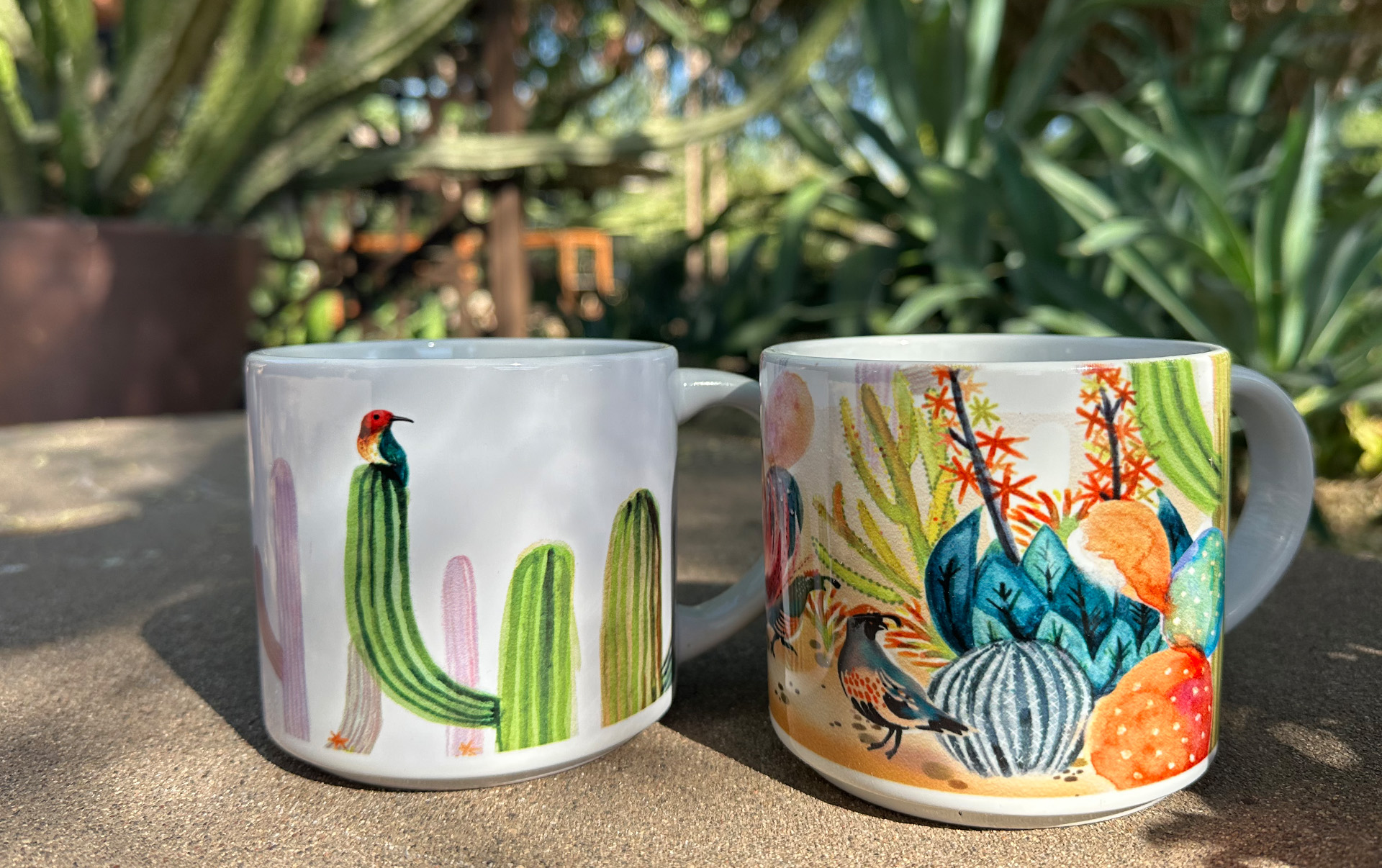 watercolor mugs