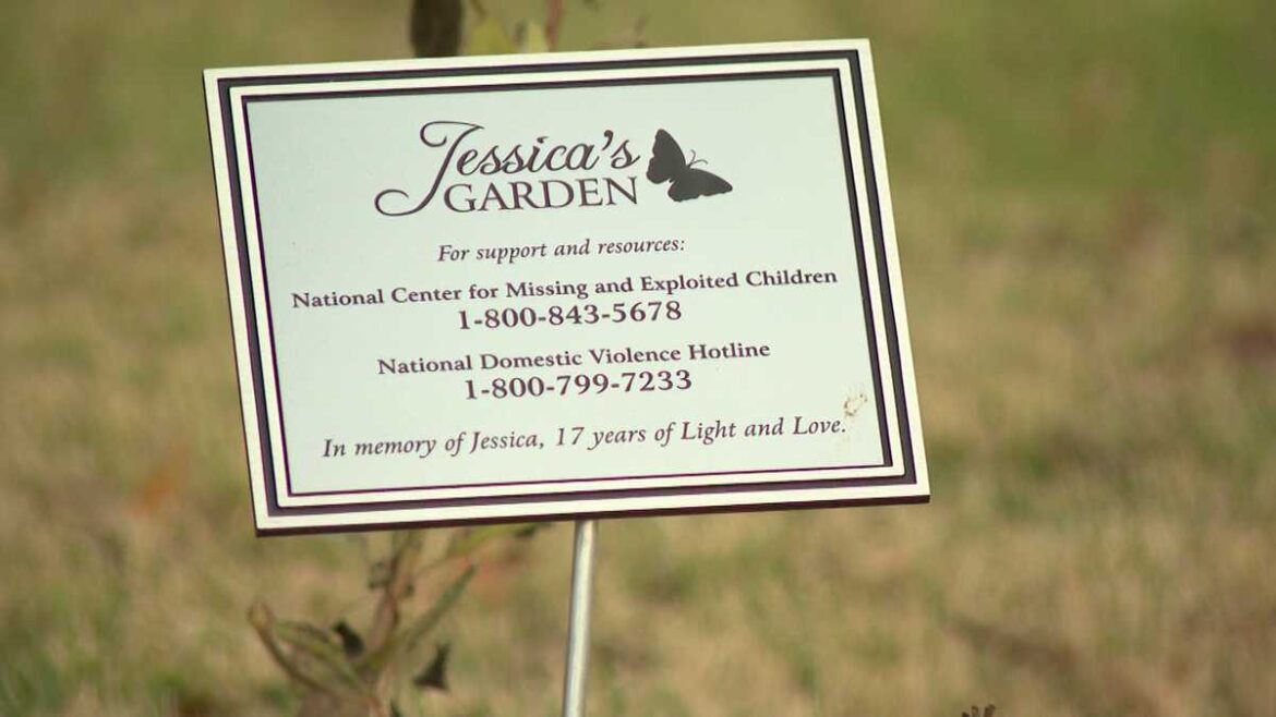 Memorial garden supporting domestic violence victims dedicated to Jessica Dishon Memorial garden supporting domestic violence victims dedicated to Jessica Dishon