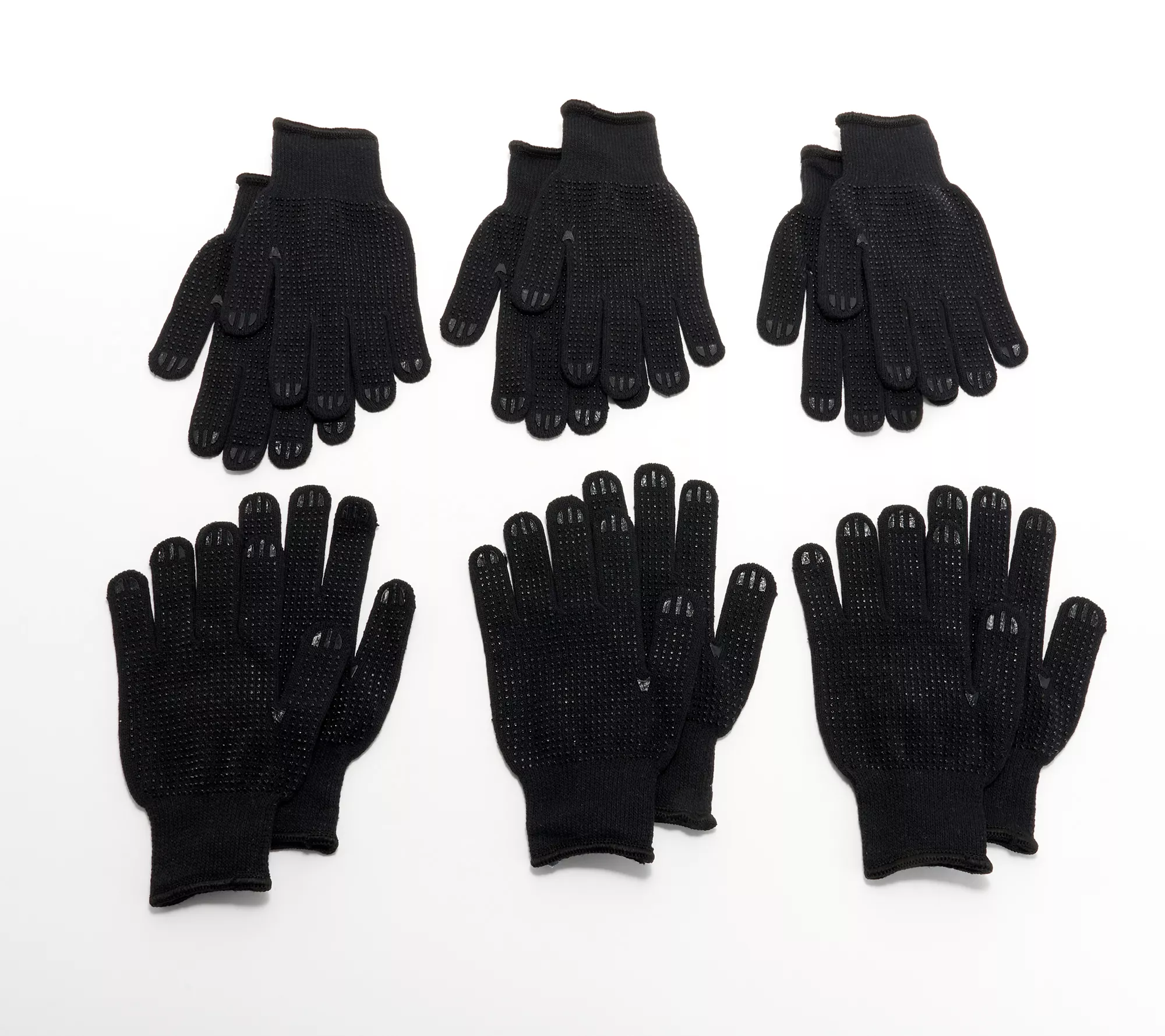 Martha Stewart Set of 6 Dual Sided Gardening Gloves