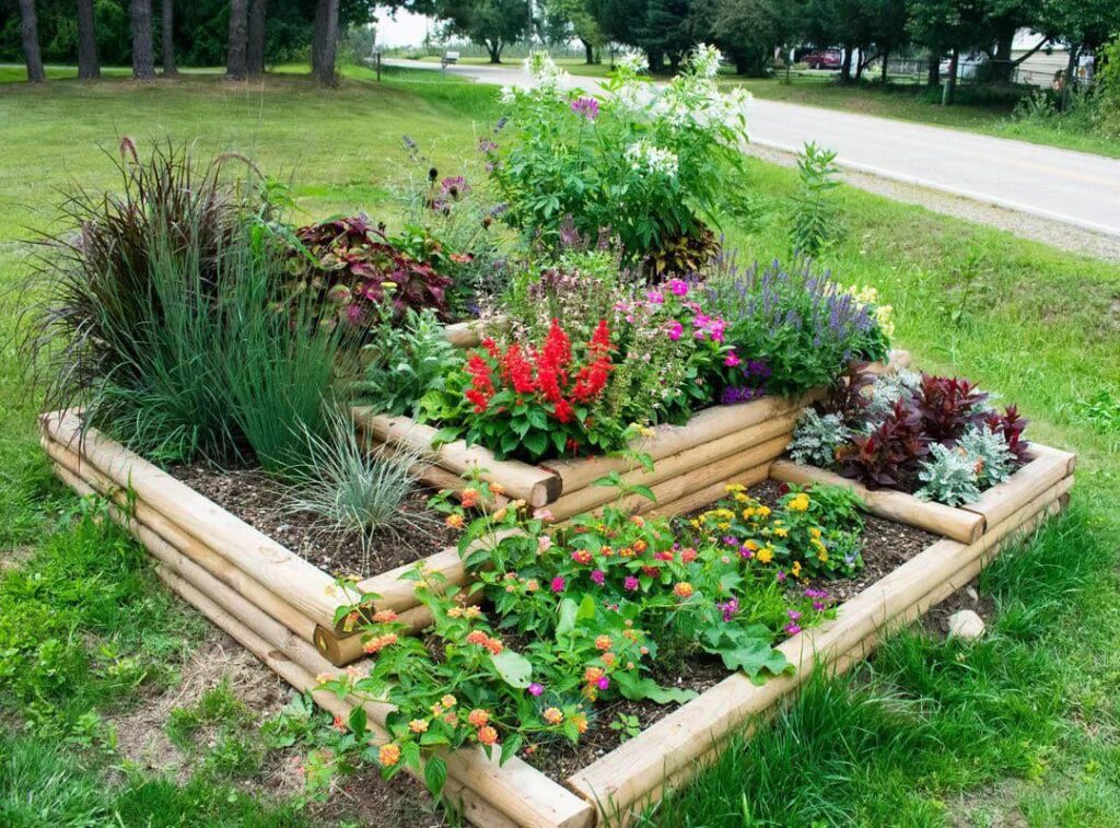 It may not be much but I made it myself- my corner box in full bloom.