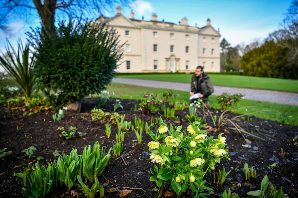 Gardener at Saltram, Devon (Alamy/PA)