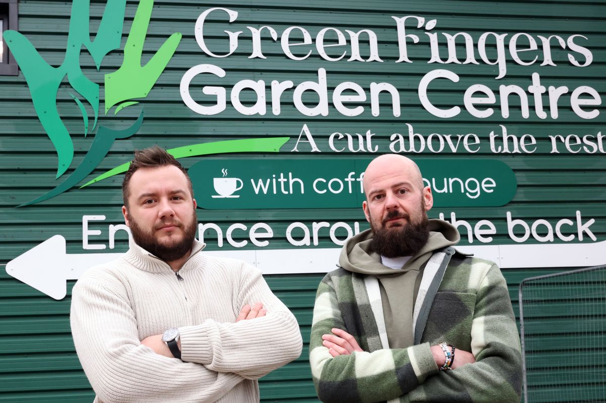 Operations Manager Kenneth Coates and Store manager Phil Clark of Green Fingers Garden Centre in South Shields