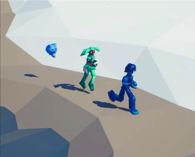 Dragon, Melune and Neo from Thien Dragon's CHAOS GARDEN cartoon companion