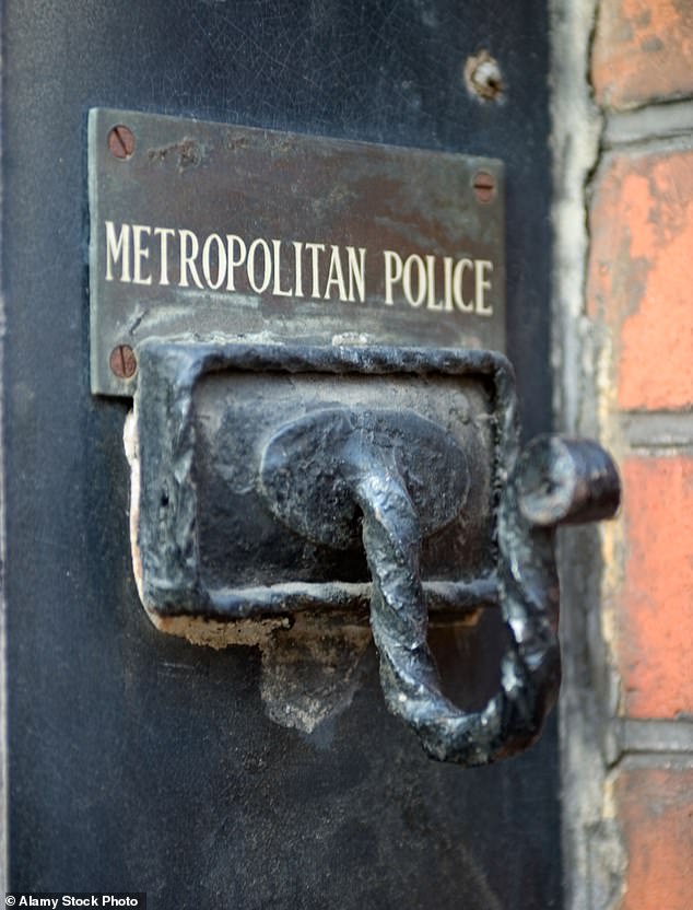 The policeman's hook at At 4 Great Newport Street in Covent Garden, London