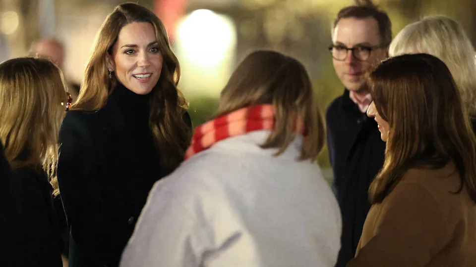 Kate met some of the volunteers who make the project possible. <span> Credit: Toby Shepheard / Kensington Palace</span>