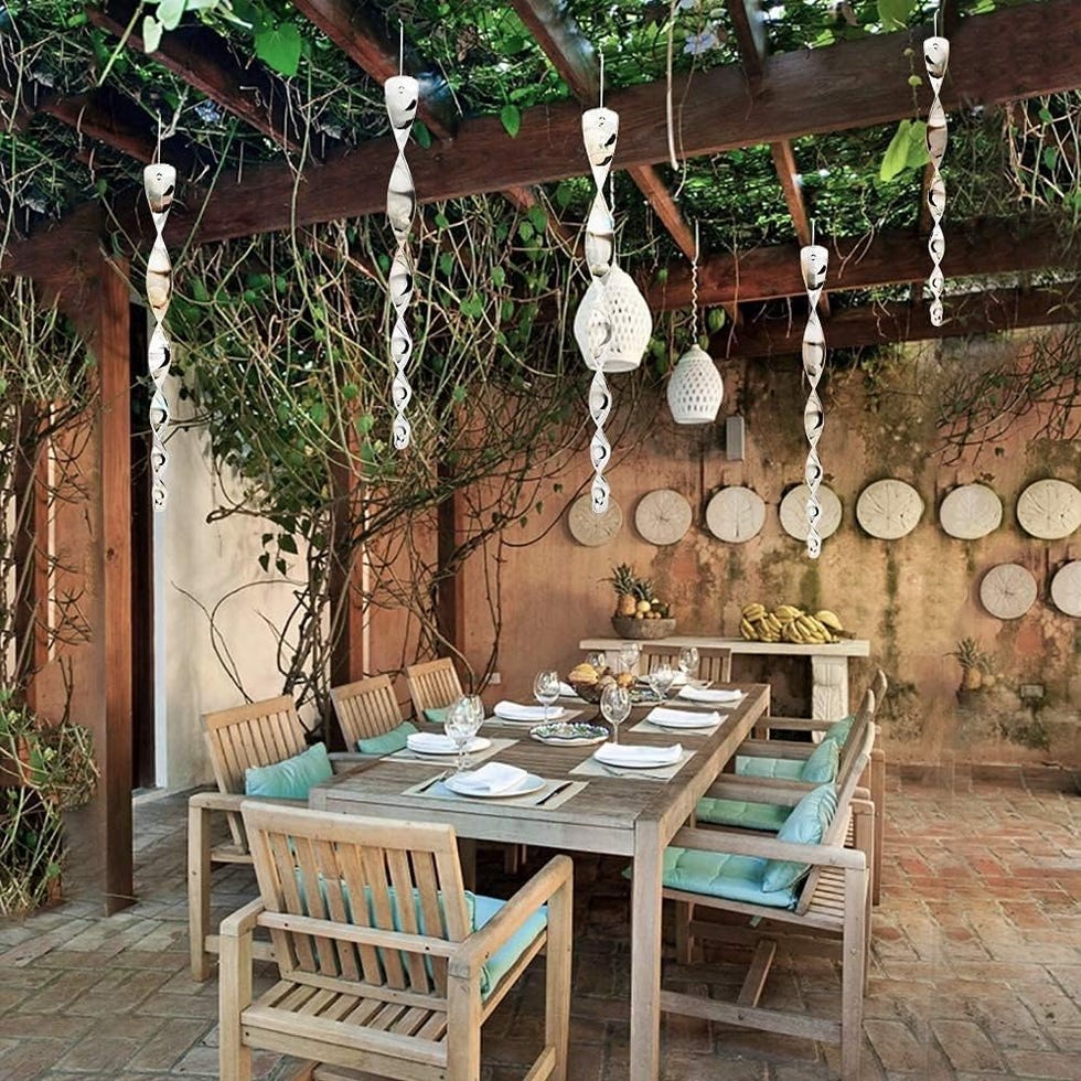 8Pcs Reflective Bird Deterrent Rods