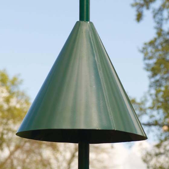 Squirrel guard pole mounted cone