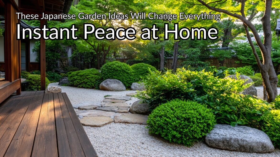 Calm Japanese Garden Ideas That Make Any Home Instantly Peaceful