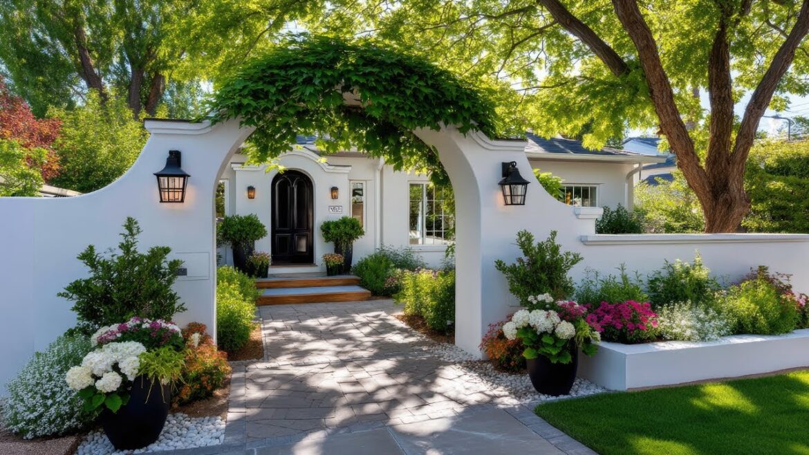 Design a Cozy Entryway | Small Front Yard Gardens with Elegant Gates & Arches Design a Cozy Entryway | Small Front Yard Gardens with Elegant Gates & Arches