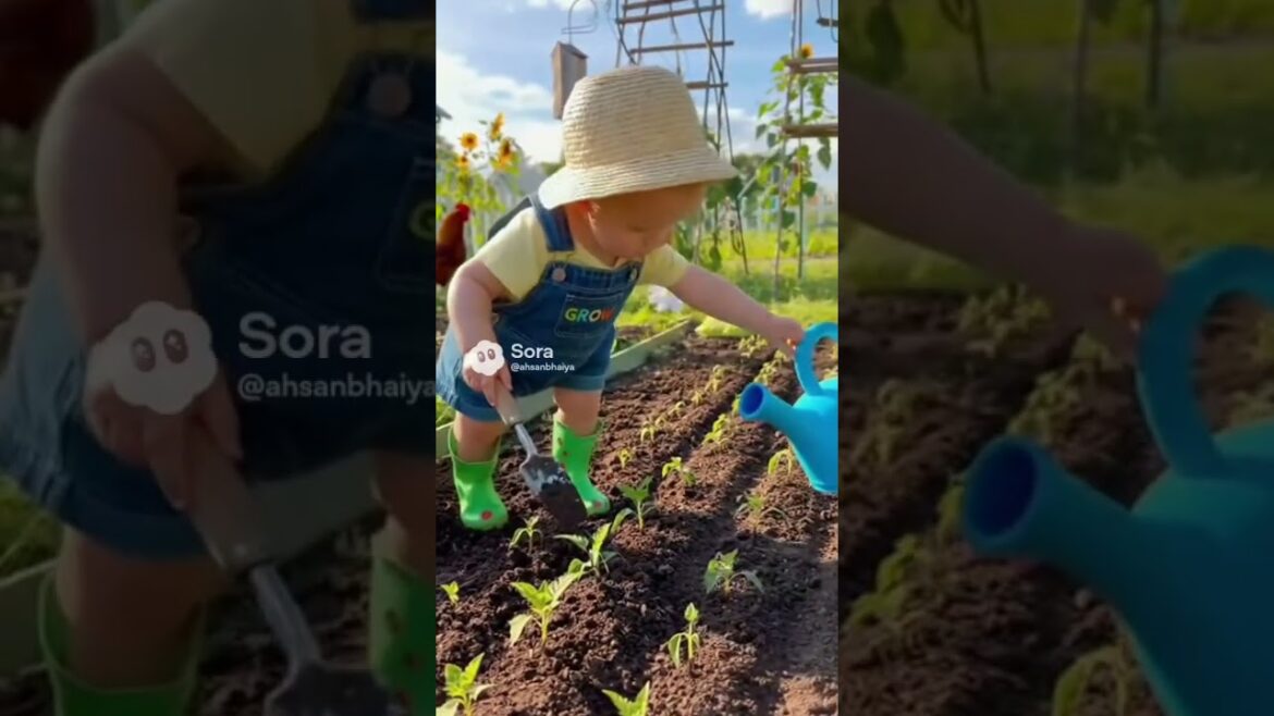 Kid Working IN Garden πͺπ‘ #shorts #gardening #garden #baby Kid Working IN Garden πͺπ‘ #shorts #gardening #garden #baby