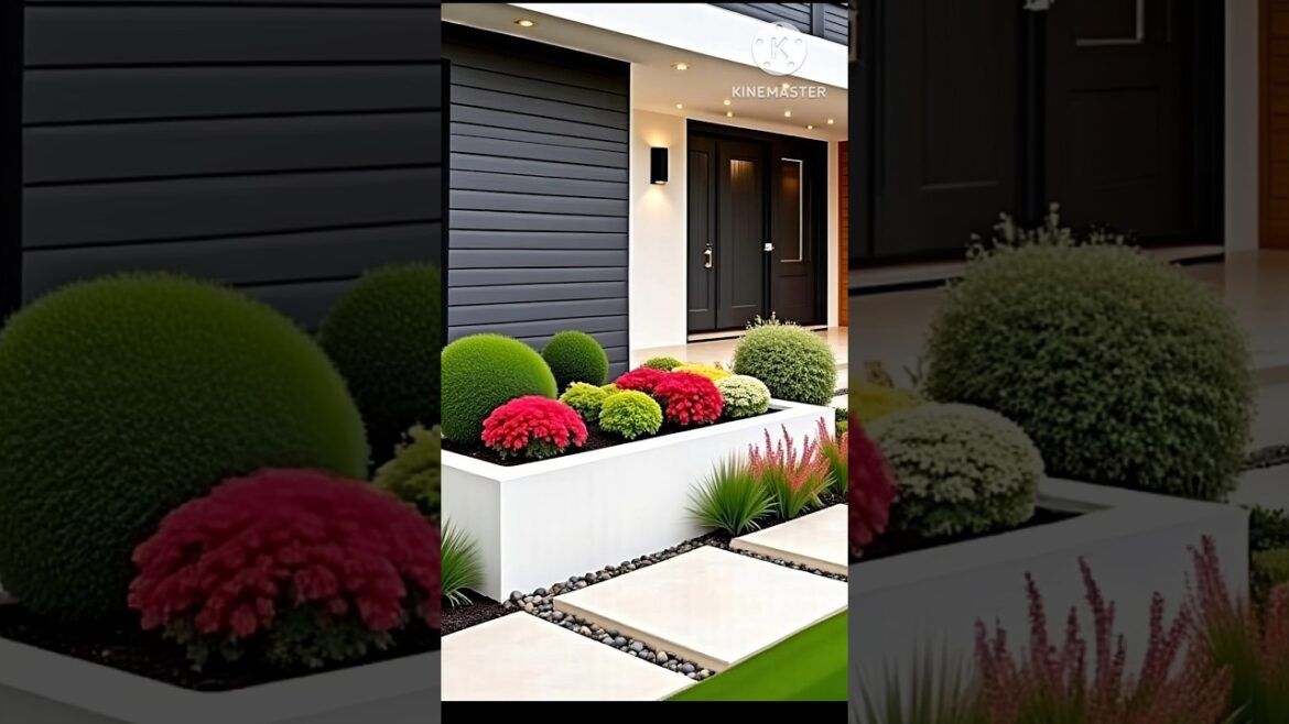Stunning Modern Home Garden Design Ideas 2025 | Front Yard & Backyard Inspiration #Shorts