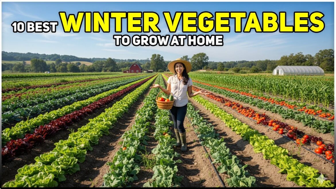 10 Best Winter Vegetables to Grow at Home | Easy Winter Vegetable Gardening Guide