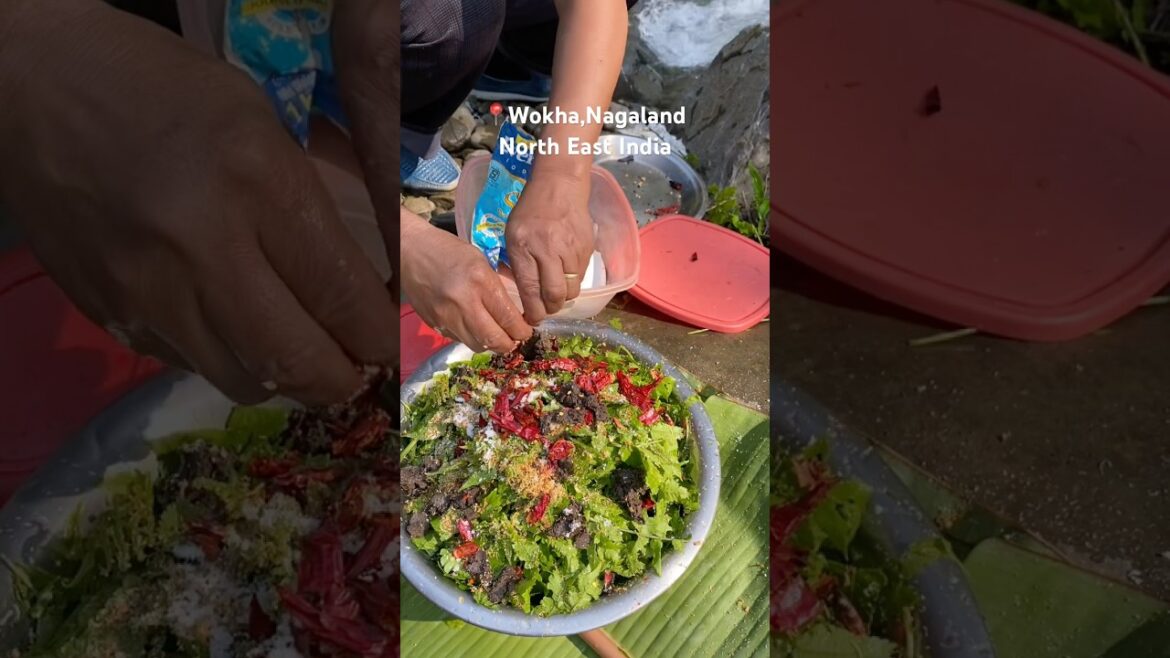 📍Wokha Nagaland,North East India || Harvesting Ferns And Preparing Salad(Naga Style)