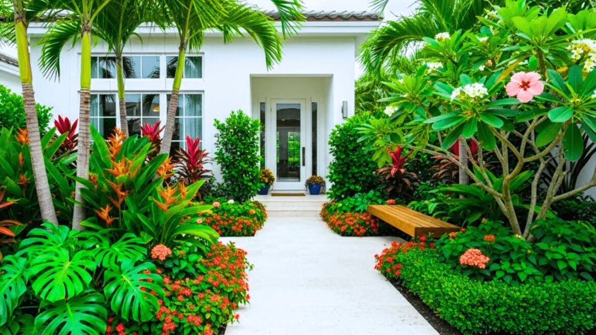 Transform Your Front Yard into a Tropical Paradise 🌴 Stunning Small Space Curb Appeal Ideas Transform Your Front Yard into a Tropical Paradise 🌴 Stunning Small Space Curb Appeal Ideas