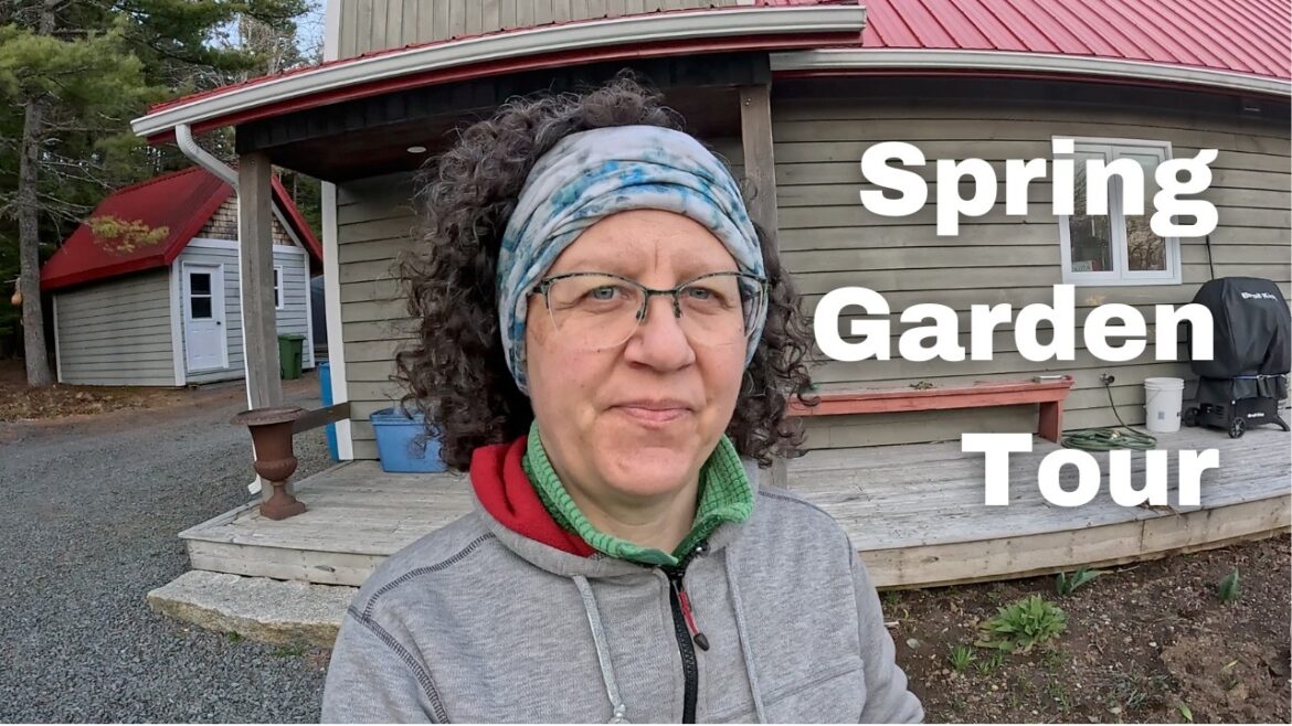 Spring Garden Tour & Plans | Raspberry Trellis, Deer Fence & Family Gardening (Nova Scotia)
