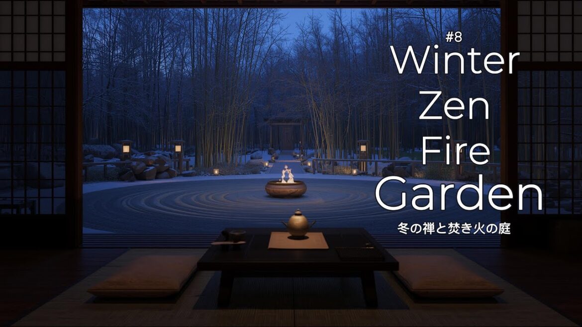 Japanese Zen Music, Japanese Flute Music | Winter Zen Fire Garden #8 Tea Ceremony Night Ambience Japanese Zen Music, Japanese Flute Music | Winter Zen Fire Garden #8 Tea Ceremony Night Ambience