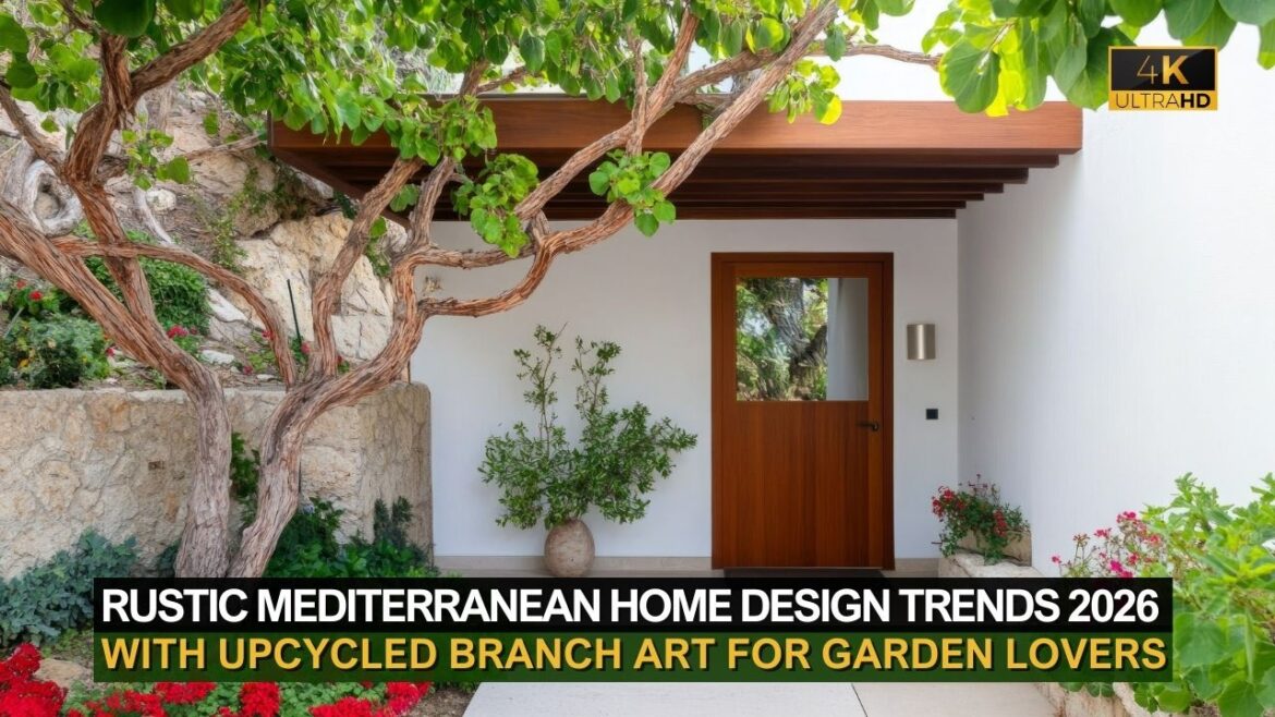 Small Rustic Mediterranean Home Trends with Inspiring Upcycled Branch Art for Garden Lovers Small Rustic Mediterranean Home Trends with Inspiring Upcycled Branch Art for Garden Lovers