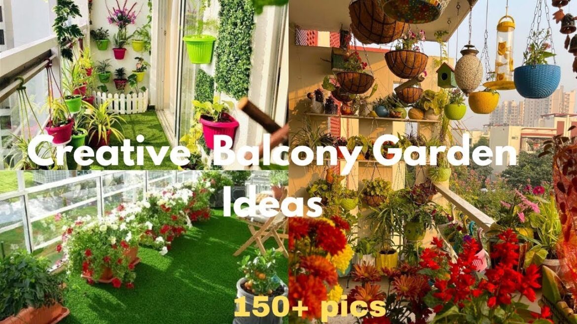 150+ Creative Balcony Garden Ideas -” Transform Your Space Into a Green Oasis” #SmallSpaceGarden #yt 150+ Creative Balcony Garden Ideas -" Transform Your Space Into a Green Oasis" #SmallSpaceGarden #yt