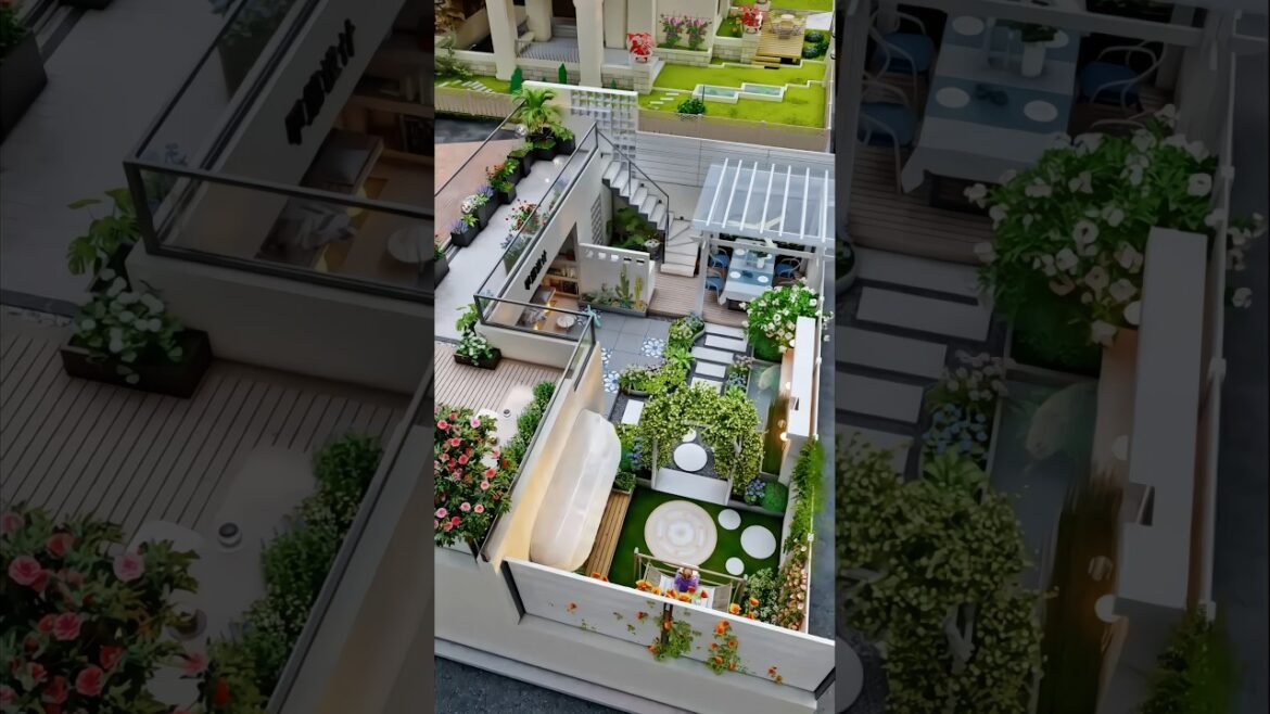 Courtyard Makeover: कम जगह में कमाल! #shorts #homedecor #landscape #architecture Courtyard Makeover: कम जगह में कमाल! #shorts #homedecor #landscape #architecture