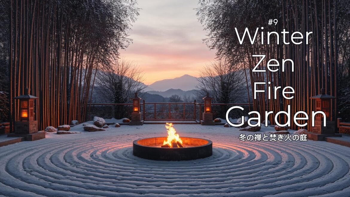 Japanese Zen Music, Japanese Flute Music | Winter Zen Fire Garden #9 Snowy Sunset Zen Circle BGM Japanese Zen Music, Japanese Flute Music | Winter Zen Fire Garden #9 Snowy Sunset Zen Circle BGM