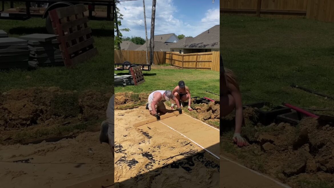 DIY Paver Patio Build