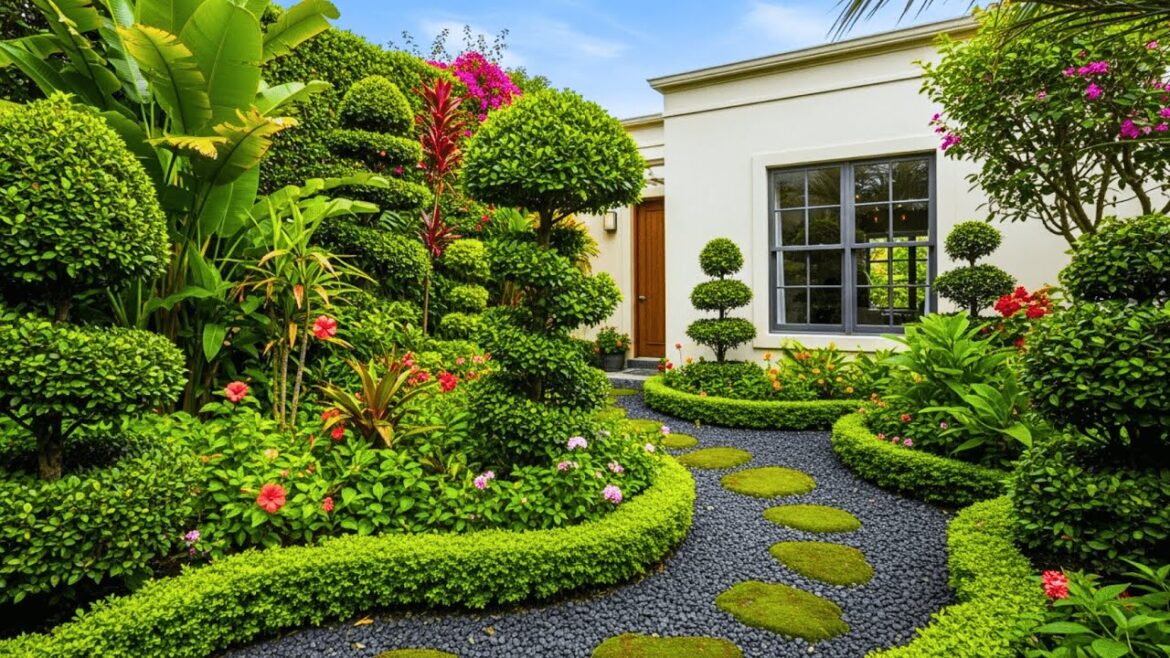 Essential Elements Every Tropical Small Front Yard Needs for a STUNNING Entryway