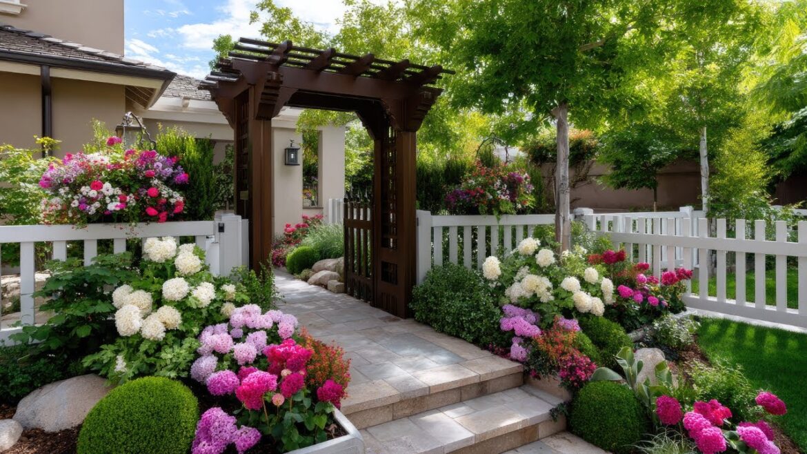 Elegant Garden Arches & Gates | Charming Entryway Ideas for Small Front Yards