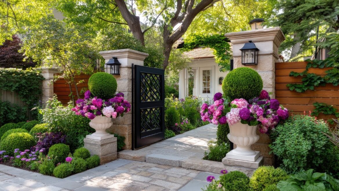 Luxury-Inspired Garden Gates & Arches for Small Front Yards | Elegant Entryway Design Ideas