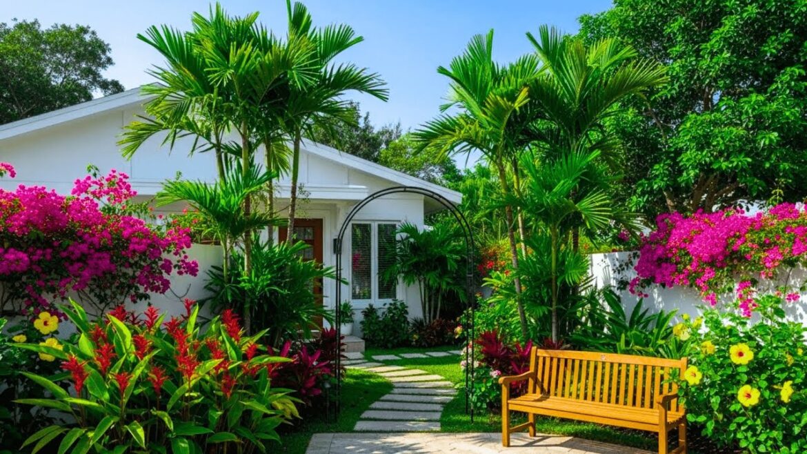 The MOST AMAZING Tropical Entryway Ideas For Your Front Yard