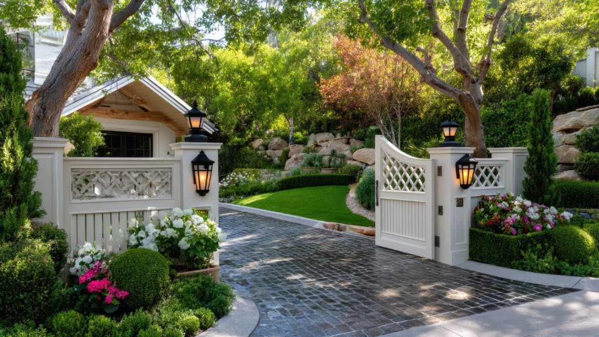 Elegant Garden Gates & Arches: Luxury Design Ideas for Small Front Yards & Stylish Entryways
