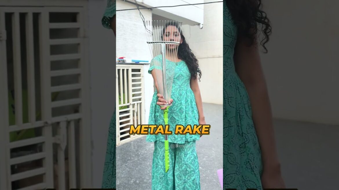 Sweat Less, Sweep Smart! – with this magic metal rake! Sweat Less, Sweep Smart! - with this magic metal rake!