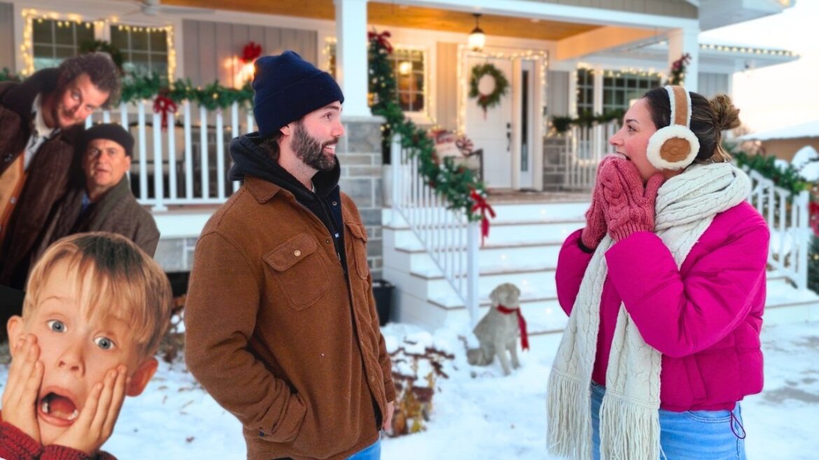 Our HOME ALONE Inspired House Transformation 🎄