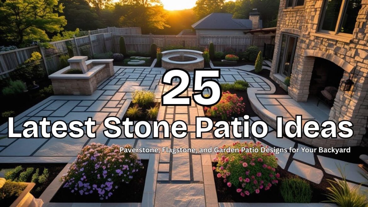 Top 10 Stone Patio Ideas for 2025 | Paverstone, Flagstone & Garden Design Trends!