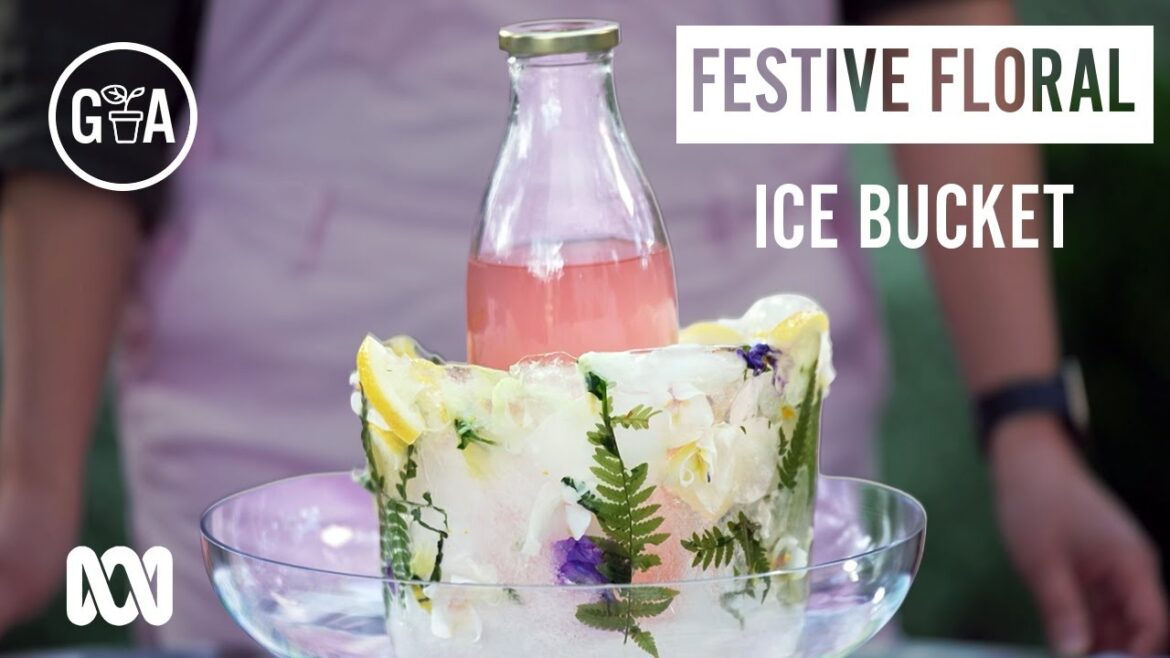 Make your own festive floral ice bucket | DIY Garden Projects | Gardening Australia