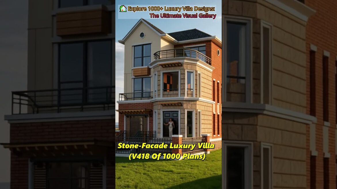 Stone Facade Luxury Villa #usa #Australia Stone Facade Luxury Villa #usa #Australia
