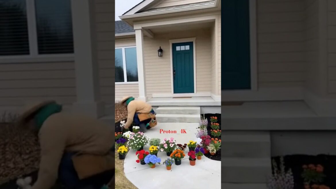 Beautiful Front Door Garden Ideas in 4K | Entrance Landscaping #homedecor Beautiful Front Door Garden Ideas in 4K | Entrance Landscaping #homedecor