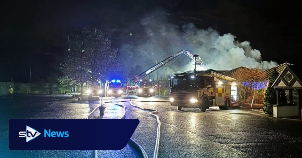 Garden centre and cafe ‘burned down’ after being engulfed by fire Garden centre and cafe 'burned down' after being engulfed by fire
